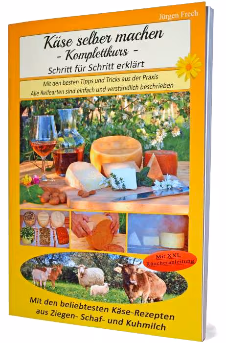 Das Buch Käse selber Version gedruckt.
